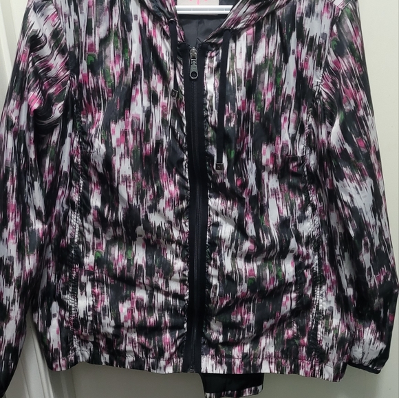 Isaac Mizrahi hooded windbreaker jacket - Picture 1 of 5